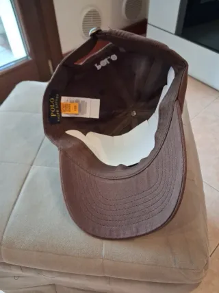 Cappellino Polo Ralph Lauren logo bianco