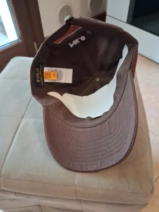 Cappellino Polo Ralph Lauren logo bianco