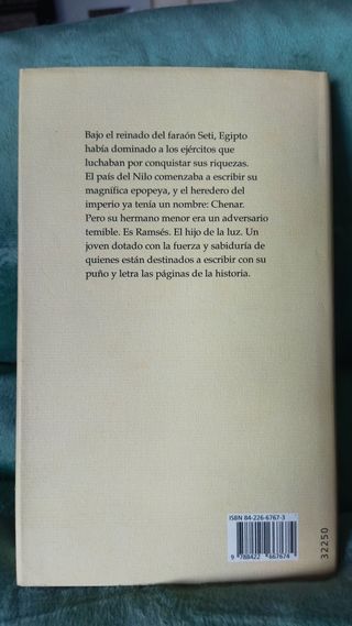 Libro: Ramsés, El hijo de la luz de Christian Jacq