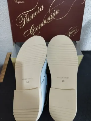 Zapatos Yowas comunión sin estrenar