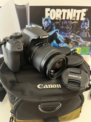 Cámara Canon Reflex Negra