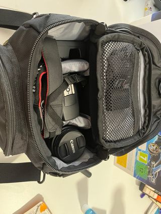 Cámara Canon Reflex Negra