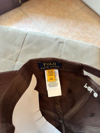 Cappellino Polo Ralph Lauren Marrone