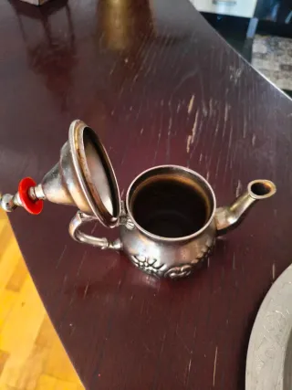 Juego Tetera + Bandeja + 7 Vasos estiló marroquí