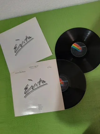 Discos vinilo ópera EVITA (versión original)