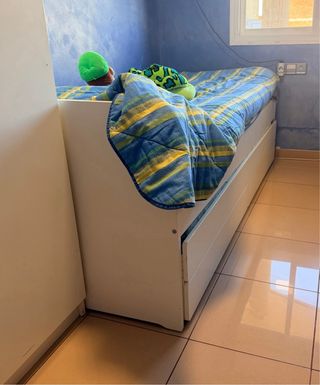 Cama nido blanca 90x200 cm, Ikea