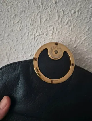 Bolso Michael Kors Azul Marino y Dorado