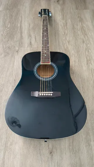 Guitarra Acústica Navara Negra