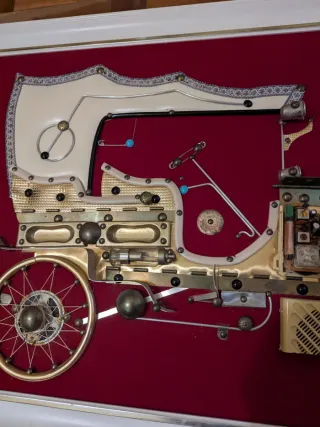 Cuadro Maqueta artesanal Fiat 1906