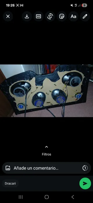 Bandeja de altavoces