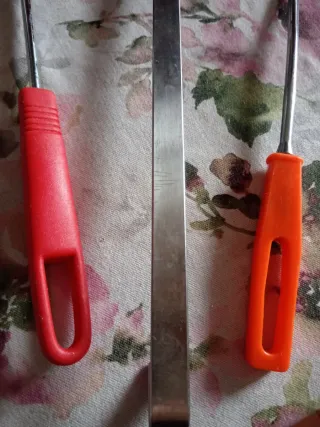 Set 3 Utensili Cucina Acciaio e Plastica