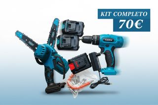 Kit Taladro Percutor y Sierra Circular nuevo