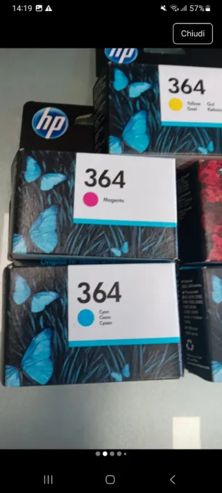 Cartucce HP 364 sigillate nuove