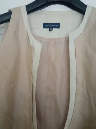 Vestido Adolfo Domínguez Beige Talla 38