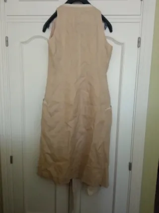 Vestido Adolfo Domínguez Beige Talla 38