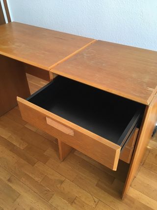 Mesa escritorio vintage madera