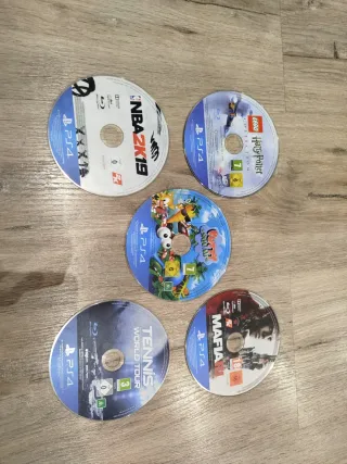 Lote 5 Juegos PS4