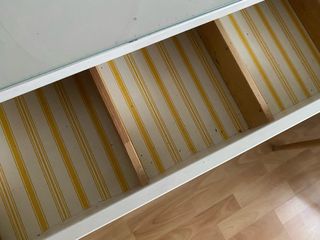 Tocador Ikea Blanco con Espejo y Cristal