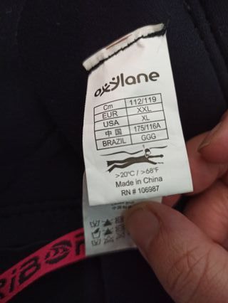 Neopreno Corto Mujer Tribord XXL