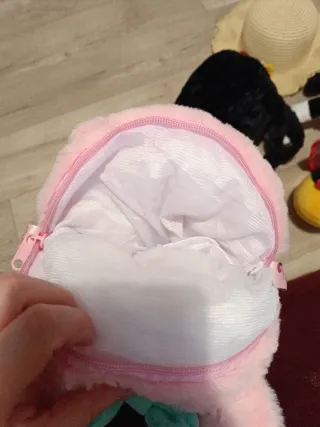 Bolso peluche Kuromi y My Melody