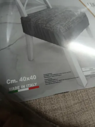 Set cuscini sedia rotondo