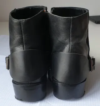 Botas tobilleras Mango negras talla 38