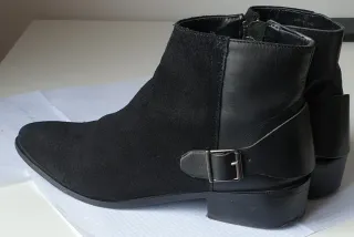 Botas tobilleras Mango negras talla 38