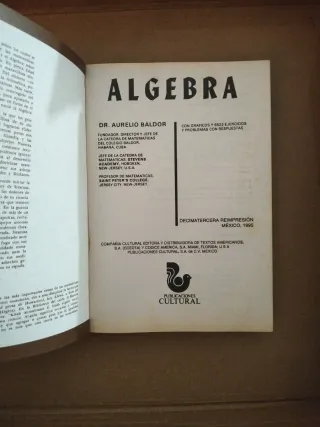 Aritmética y Álgebra A. Baldor