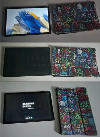 Tablet Samsung Tab A8 de color negro. impecable.