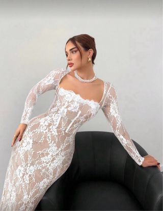 Vestido de Novia Encaje Largo