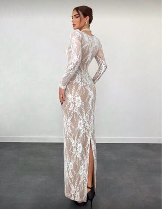 Vestido de Novia Encaje Largo