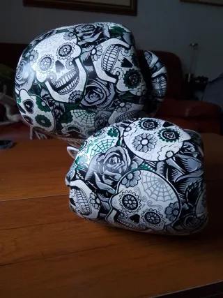 Guantes Boxeo Buddha 12 oz Calaveras