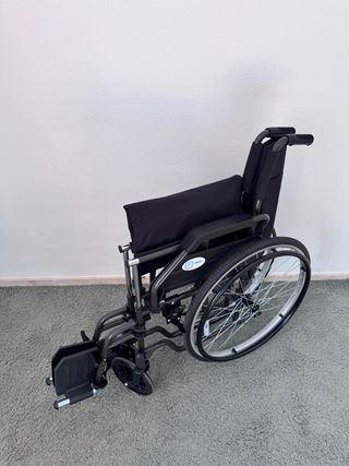 Silla de ruedas Prim plegable ruedas grandes