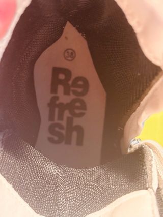 Botines Refresh Beige