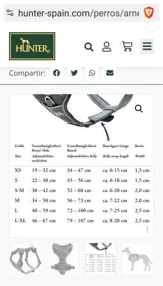 Arnés Hunter Divo Talla S