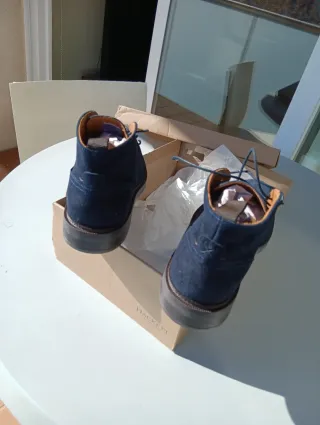 Botines Hackett Hombre. Negro azulado.