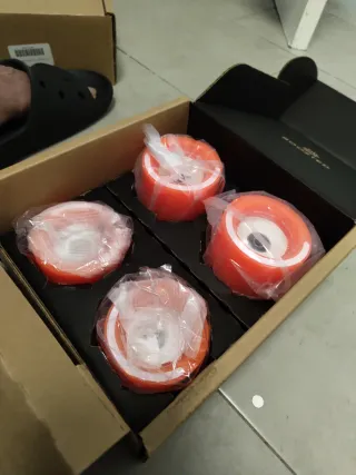 Ruedas de longboard Boosted board 80mm Naranja