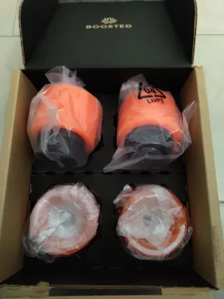 Ruedas de longboard Boosted board 80mm Naranja