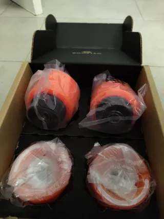 Ruedas de longboard Boosted board 80mm Naranja