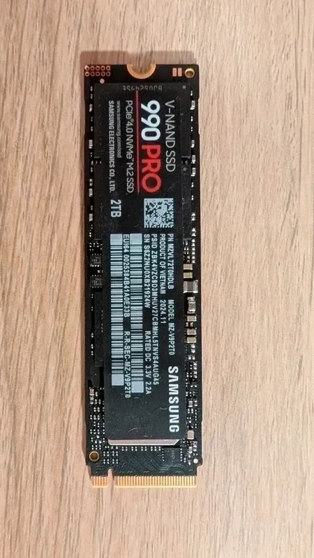 SSD Samsung 990 PRO 2TB NVMe M.2 afbeelding 2