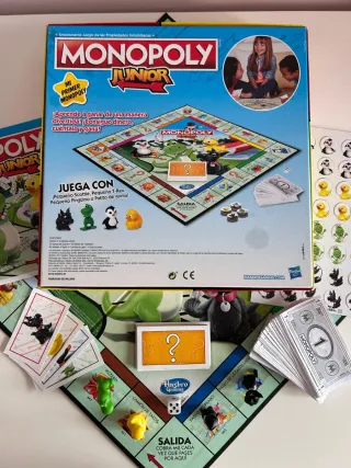 Monopoly Junior Juego de Mesa Infantil