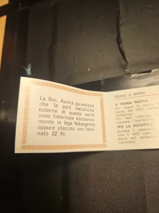 Aurora penna a sfera vintage originale