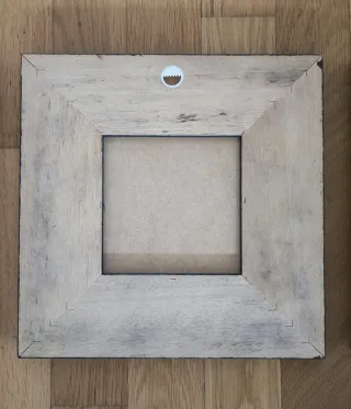 Set 3 Quadretti Etnici Legno Marrone