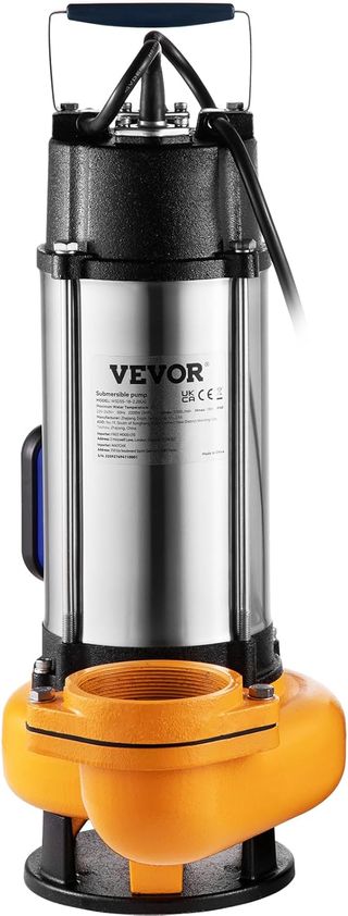 VEVOR Bomba Sumergible de Aguas Residuales 2200W 3
