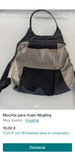 Mochila Mugling mujer