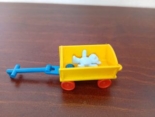 Playmobil Niños con Gorrito y Carrito