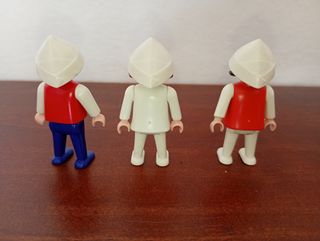 Playmobil Niños con Gorrito y Carrito