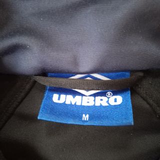 Giubbotto sportivo Umbro vintage anni '90 con maniche con nastro nero