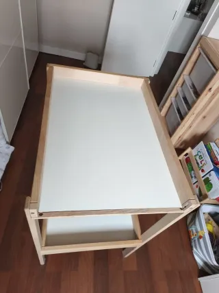 Cambiador Bebé Ikea Sin + Cojín + 2 Fundas