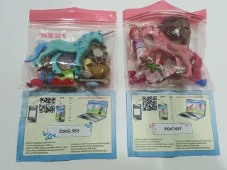 DOS Playmobil Hada con Unicornio y Accesorios